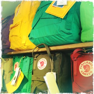 Not the backpacks we'll be using, but sturdy all the same!