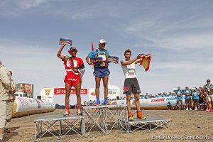 Male top three; 1) Mohammed Ahansal, 2) Salameh Al Aqra and 3) Miguel Capo Soler.