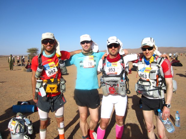 The rest of Team Sweden. Left to right: Marcus, Aries, Johan and Tomas.