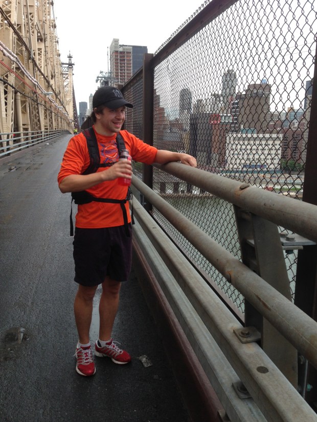 OK, he wasn't able to run this year, but he HAS been to Queensboro Bridge.