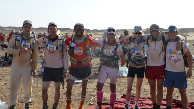 Last stage from left to right: Maunu, Illka, Marcus, Johan, Jakob and Jakob.