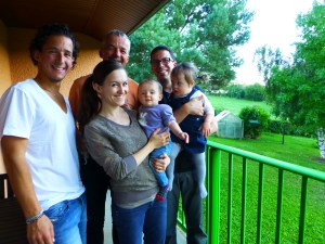 Cousin Dot (Bodka) and Mr Bocuse with their delightful daughters.