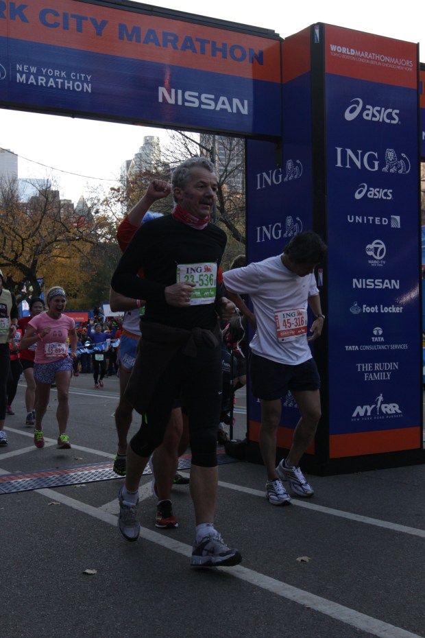 Dad finishing his 60-year birthday present.