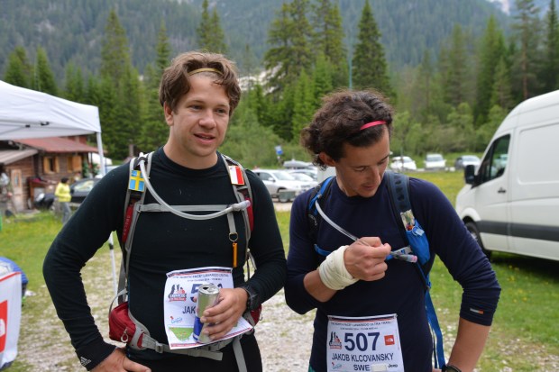 Checkpoint 4, Cimabanche, at 66 km.