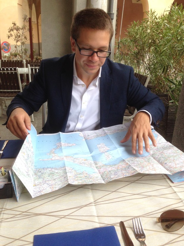 Detailed study of the map.