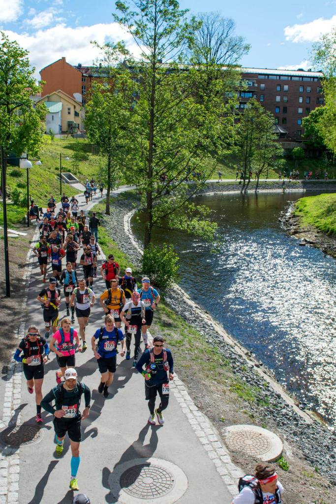 Climbing up along Akerselva in Grünerløkka.